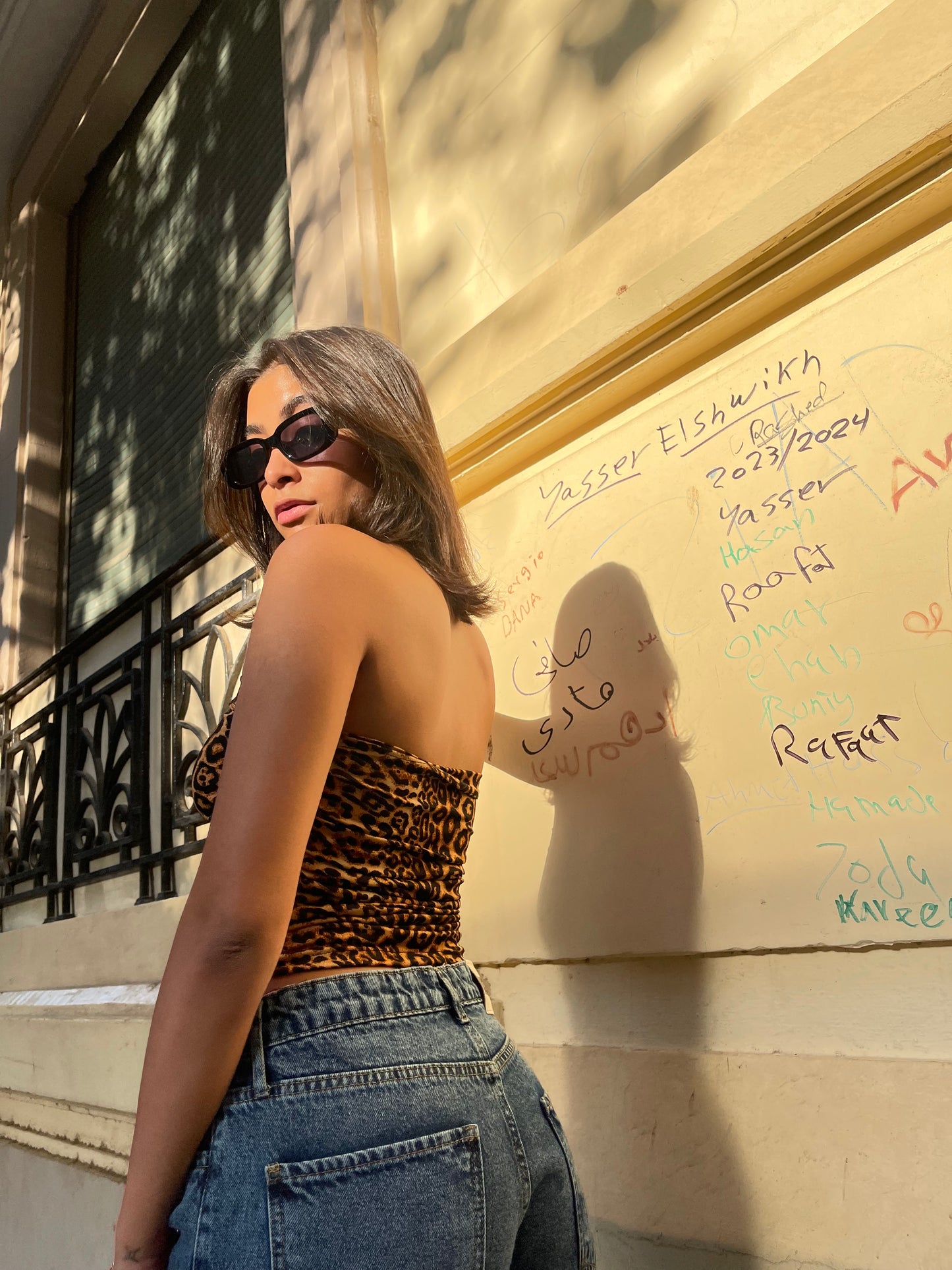 Leopard Tube Top