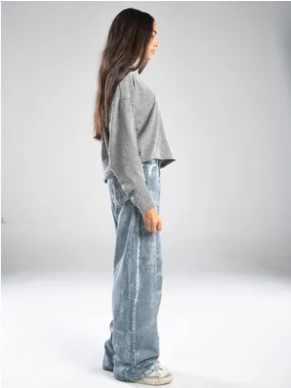 90's Metallic Jeans