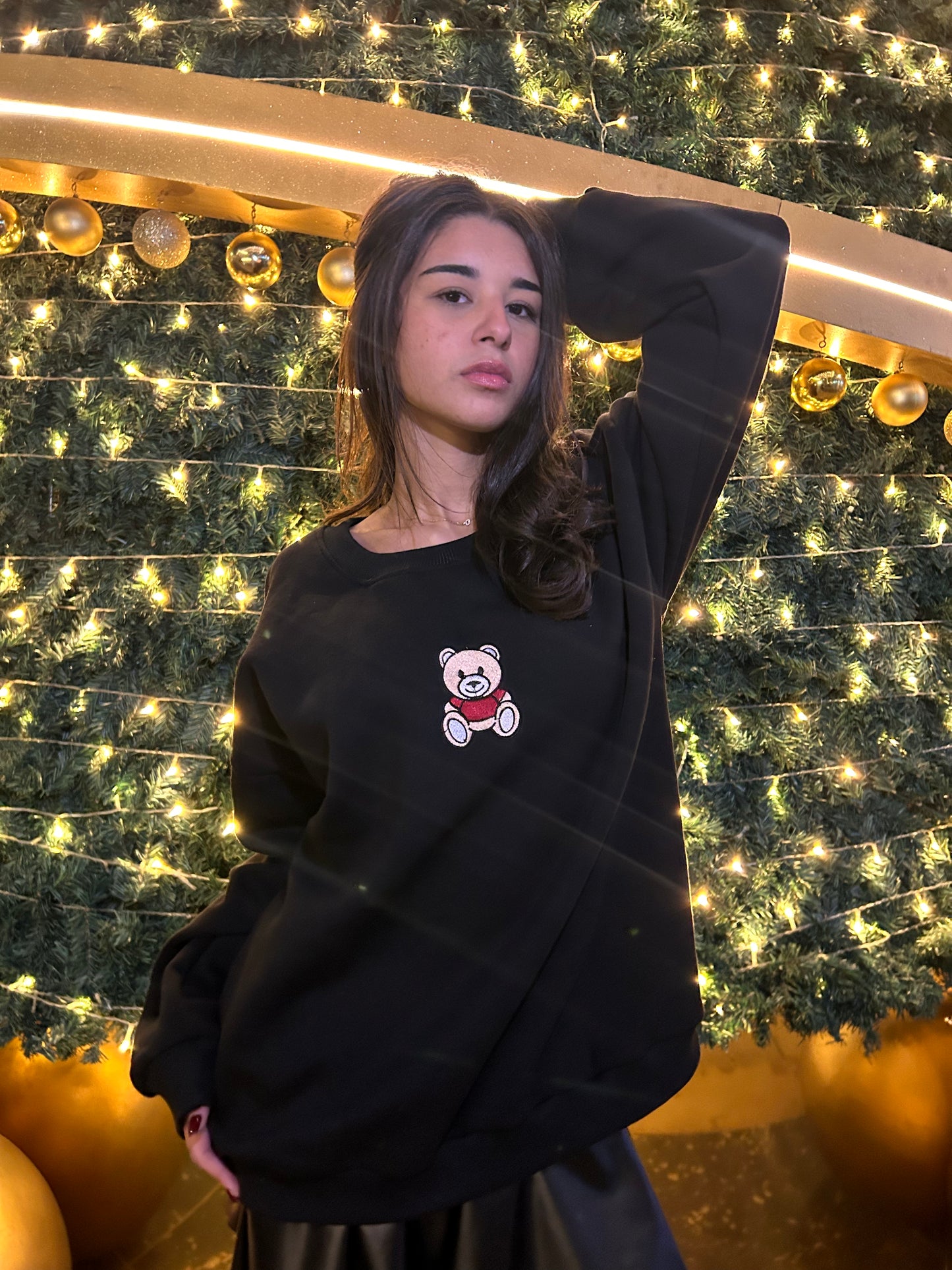 Teddy Crewneck (Black)