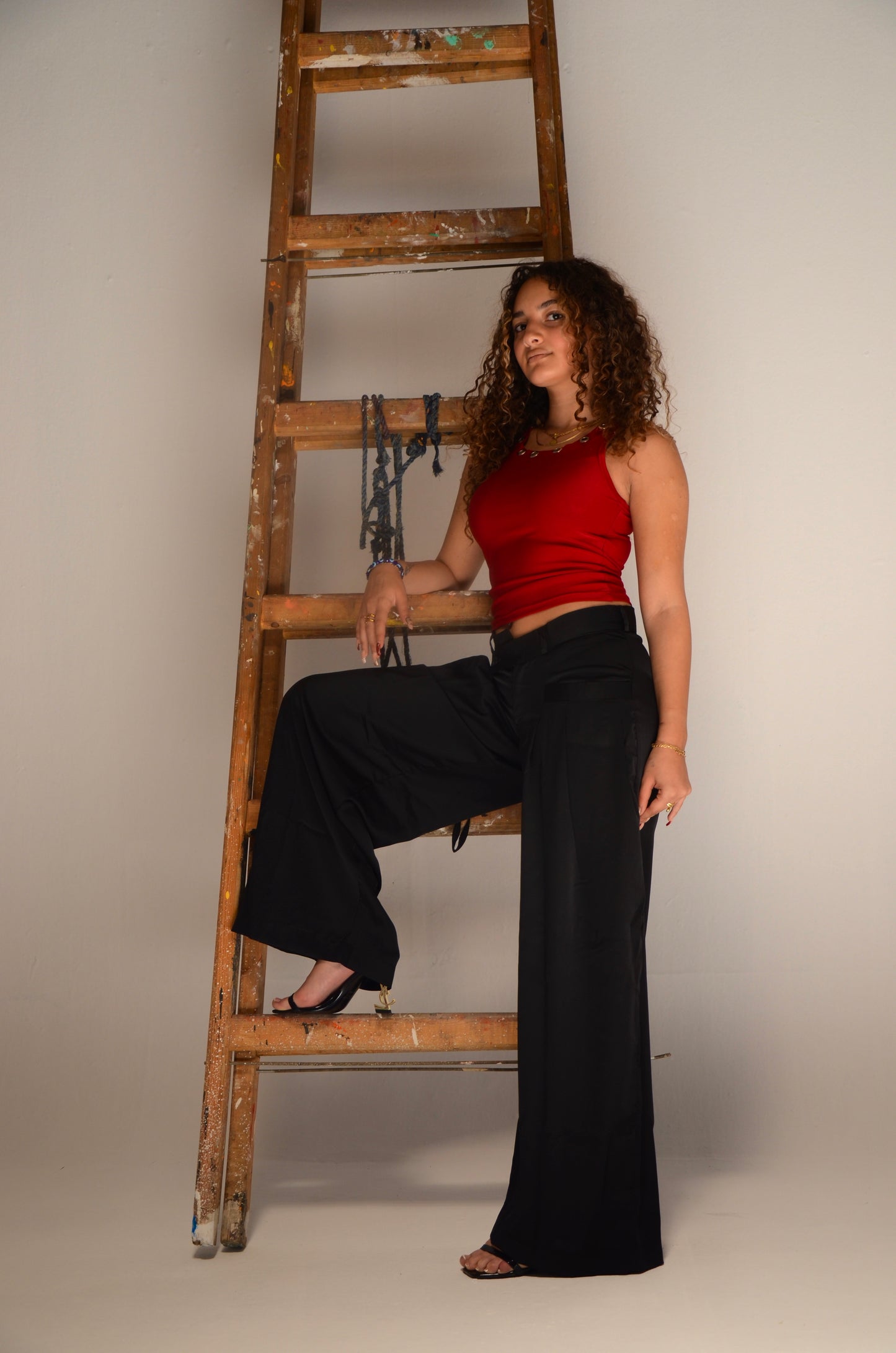 Baddie Sleeveless Top (Burgundy)