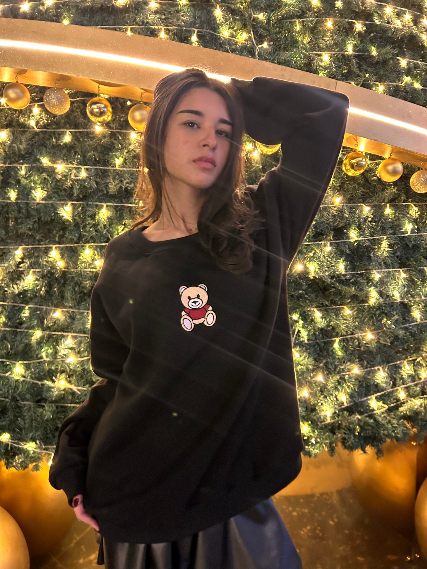 Teddy Crewneck (Black)