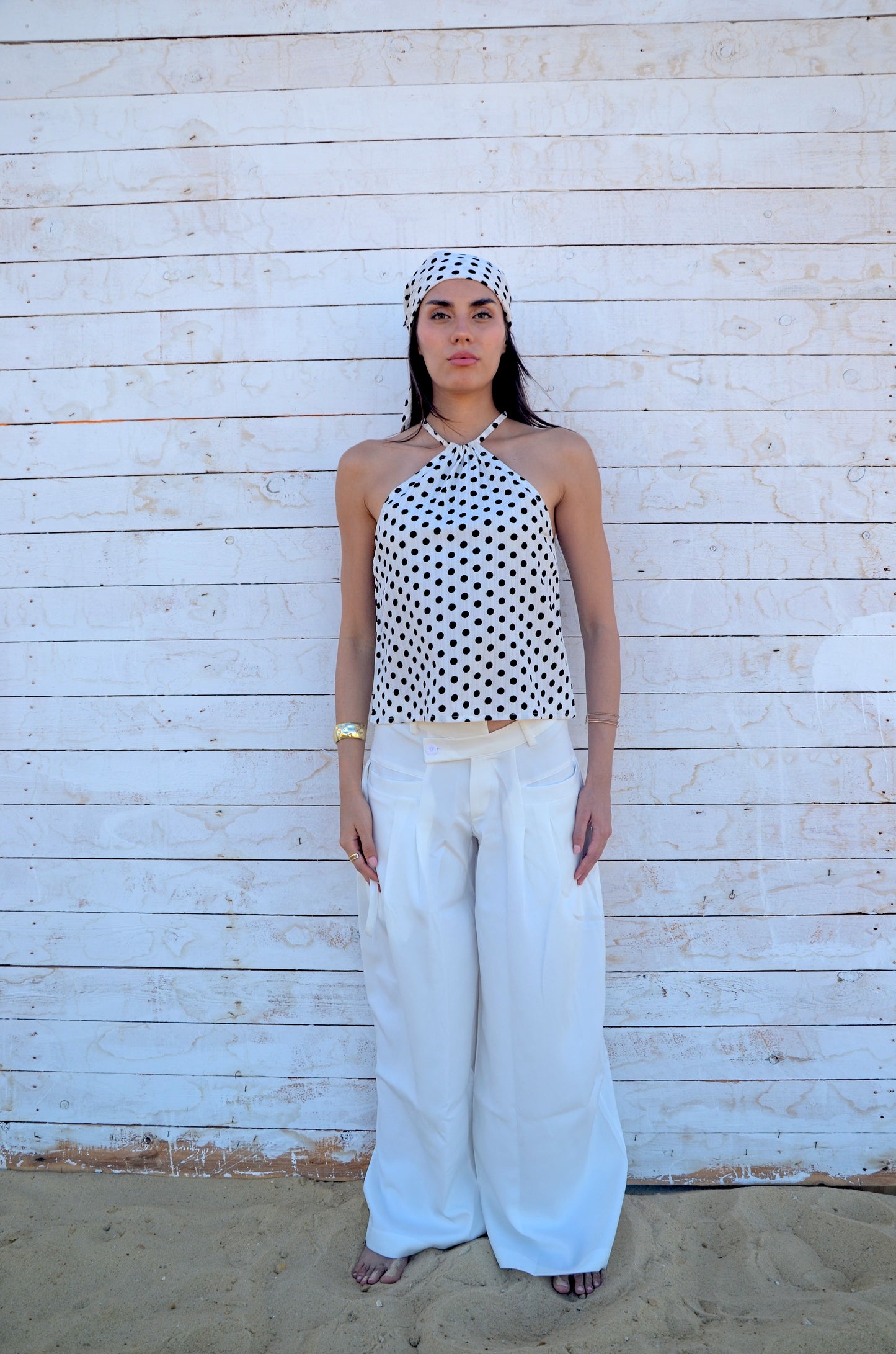 Polka Dot Halter Top
