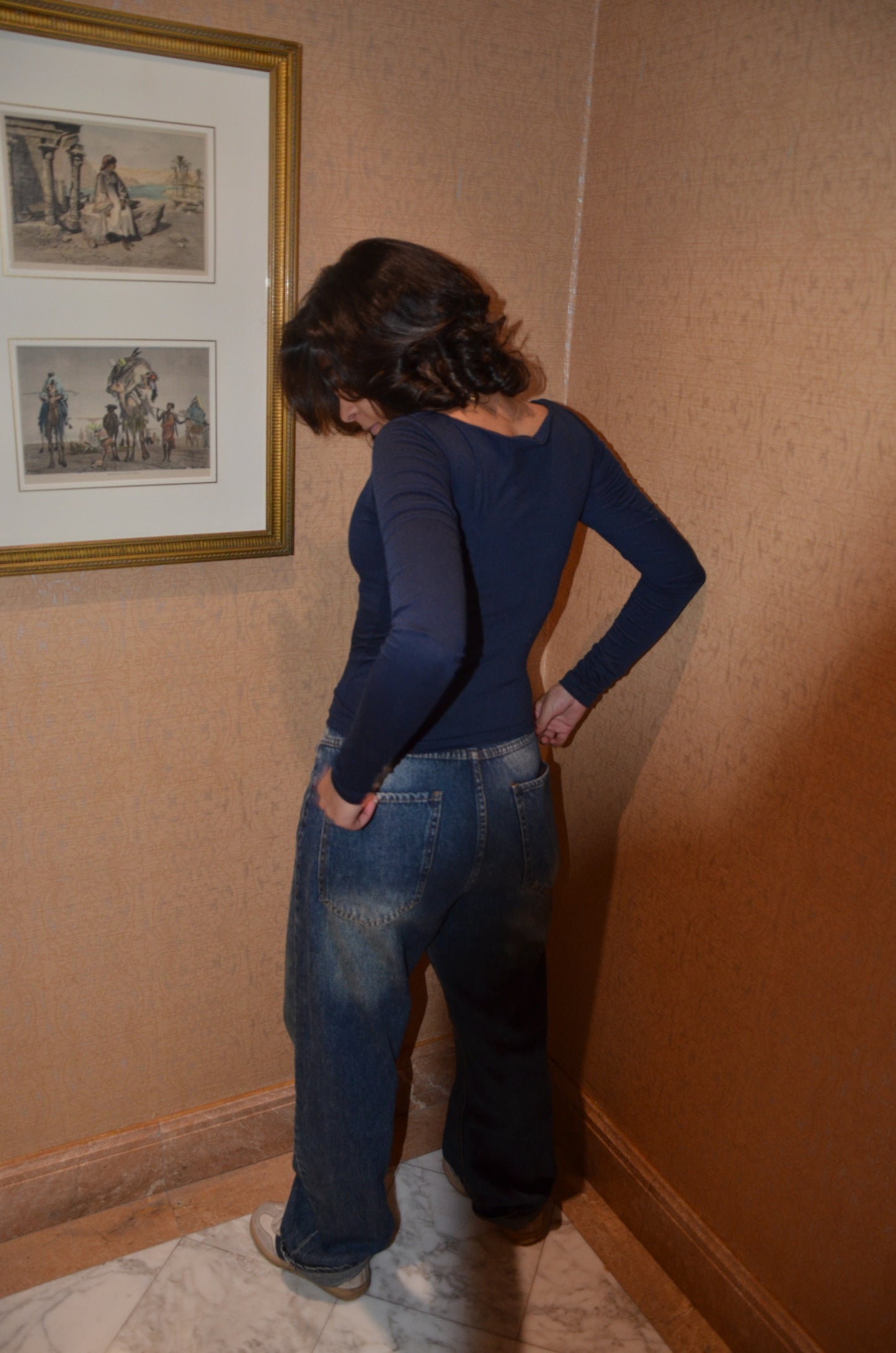 Second-Skin Top (Navy Blue)