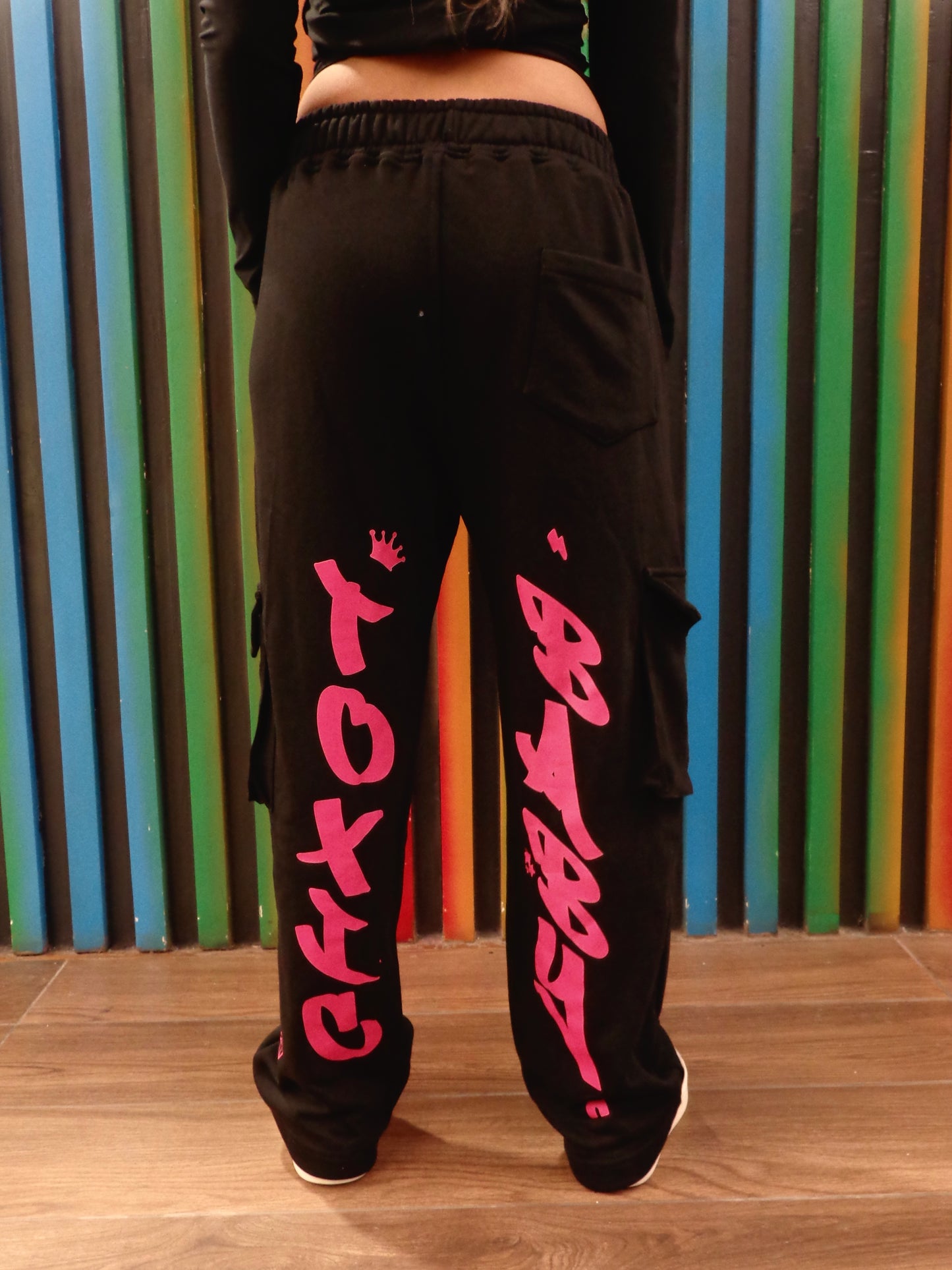 Pink Graffiti Sweatpants