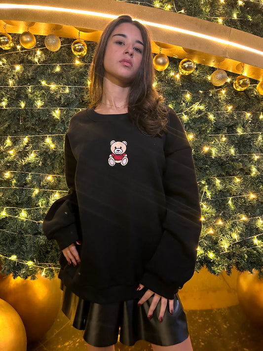 Teddy Crewneck (Black)