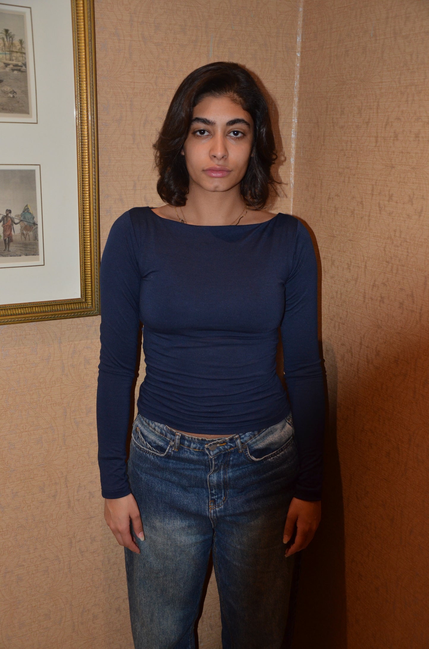 Second-Skin Top (Navy Blue)